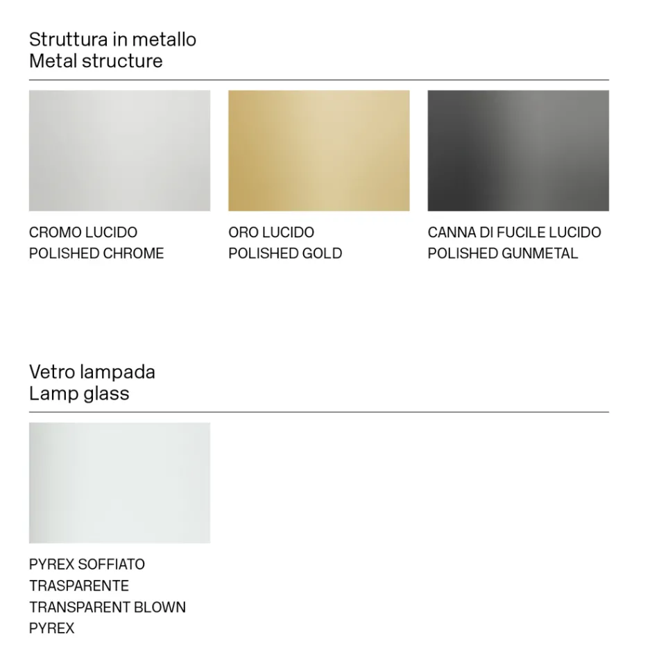 Llamba tavoline me strukture metalike te shkelqyer Prodhuar ne Itali - Donatina Viadurini