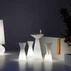 Llambë tavoline me strukturë në polietileni prodhuar në Itali - Desmond Viadurini