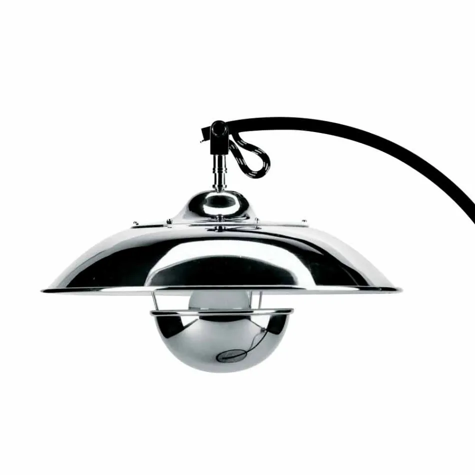 Llambë tavoline me strukturë prej lisi dhe metali të prodhuar në Itali - Lumetto Viadurini