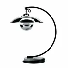 Llambë tavoline me strukturë prej lisi dhe metali të prodhuar në Itali - Lumetto Viadurini