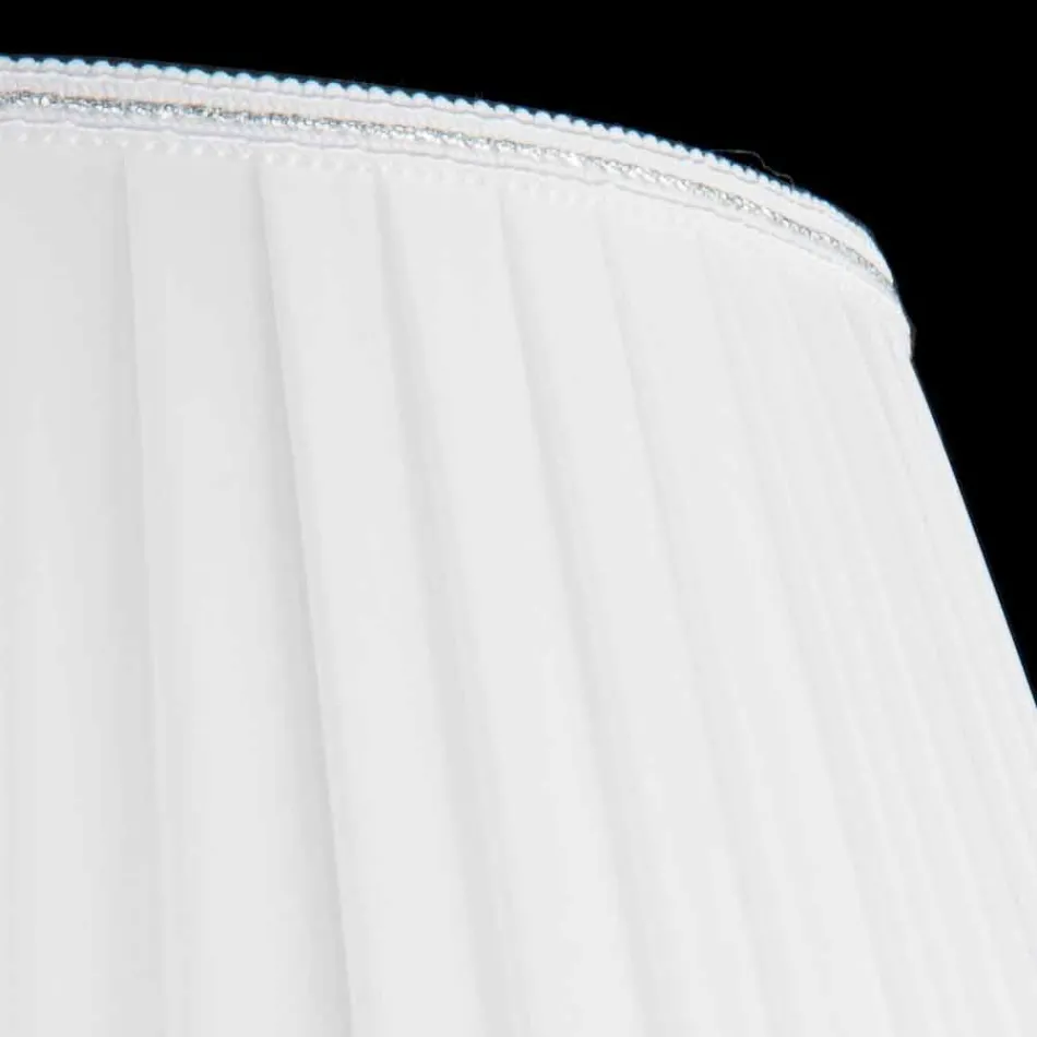 Llambë tavoline projektimi në gotë dhe kristal Ivy, e bërë në Itali Viadurini