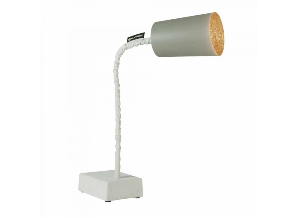 Llambë tavoline In-es.artdesign Bojë T2 fleksibël prej betoni Viadurini