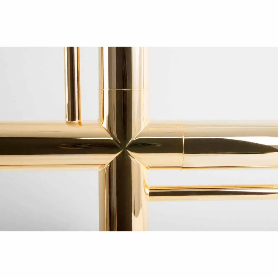 Llambë tavoline në tunxh dhe rrëshirë me bazë mermeri prodhuar në Itali - Kuizë Viadurini