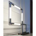 Llambë tavoline në tunxh dhe rrëshirë me bazë mermeri prodhuar në Itali - Kuizë Viadurini