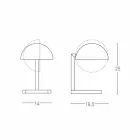 Llambë tavoline në bronz me përfundim të artë ose paladium prodhuar në Itali - Adana Viadurini