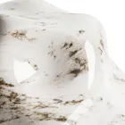 Llambë tavoline në tunxh të errët dhe xhami prej guri Prodhuar në Itali - Bottega Viadurini