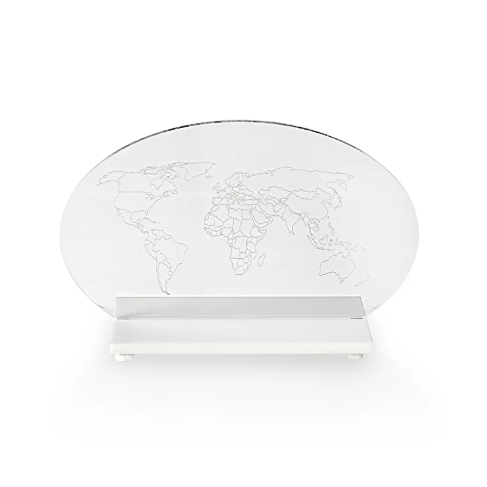 Llambë tavoline me pleksiglas me energji LED Prodhuar në Itali - Rapunzel Viadurini