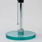 Llambë Tavoline Xhami me Hije Opal Prodhuar në Itali - Dacca Viadurini