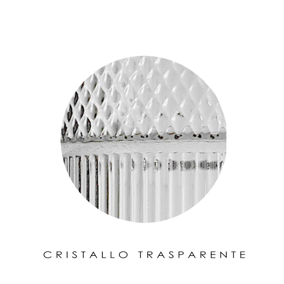 Llambë tavoline në xham të fryrë me dorë në Venecia dhe metal - Satomi Viadurini