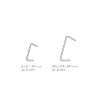 Llambë tavoline Dekor me laser akrilik me palosje Led Kristal - Possett Viadurini