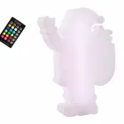 Llambë tryeze e udhëhequr nga dizajni modern në formën e Santa Claus - Babbostar Viadurini