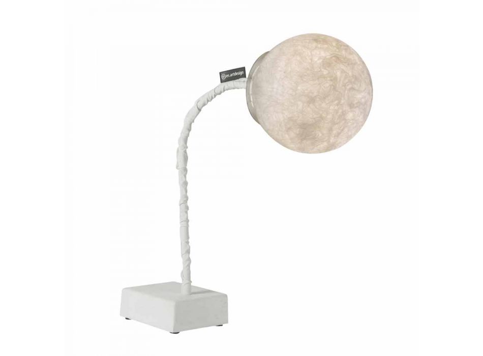 Llambë tavoline moderne fleksibël me bazë In-es.artdesign MicroT Luna Viadurini