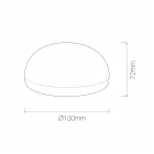 Llambë tavoline portative 1W Led me karikim USB 2 copë - Zecchino Viadurini