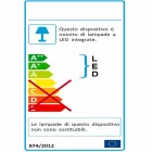 Llambë tryeze në formë, dritë LED fleksibël Ferla Viadurini