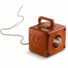 Llambë tavoline stili industrial në qeramikë dhe hekur Valerie Viadurini