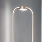 Llambë dyshemeje LED e errësueshme me strukturë metalike - Aladdin Viadurini
