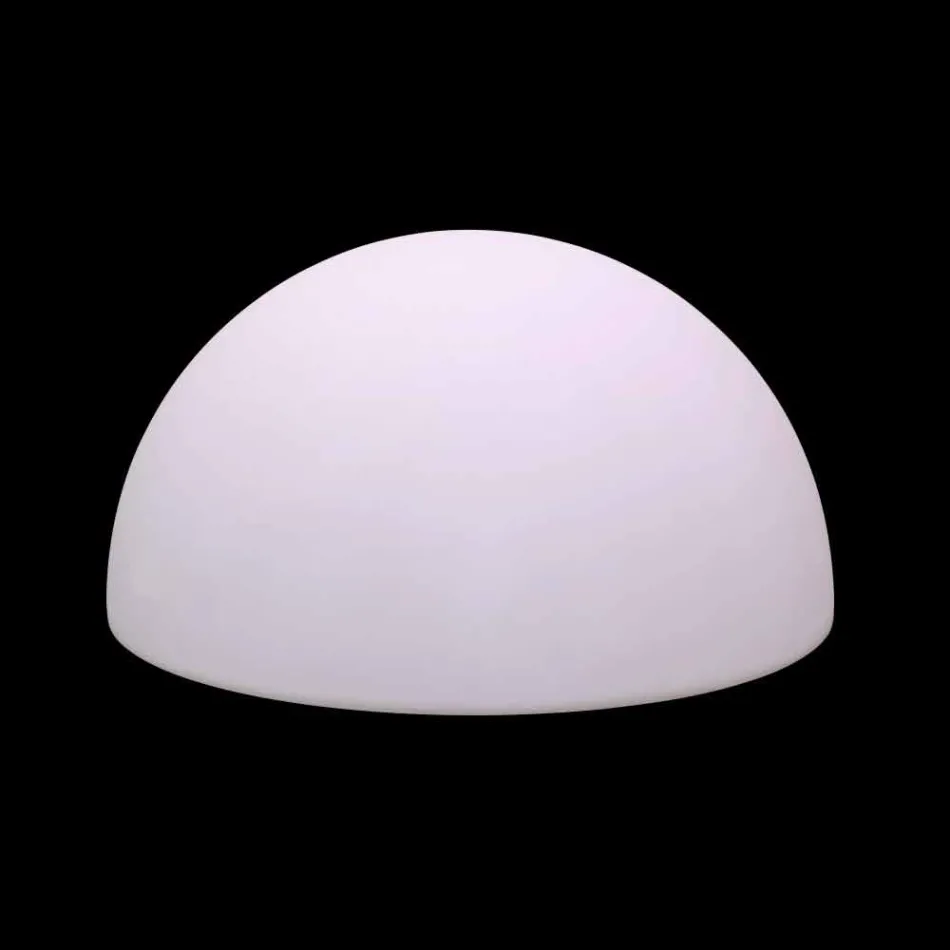 Sulmi i llambës së dyshemesë semisferike ndaj zgjedhjes 2 Madhësitë Dizajni Modern - Semistar Viadurini