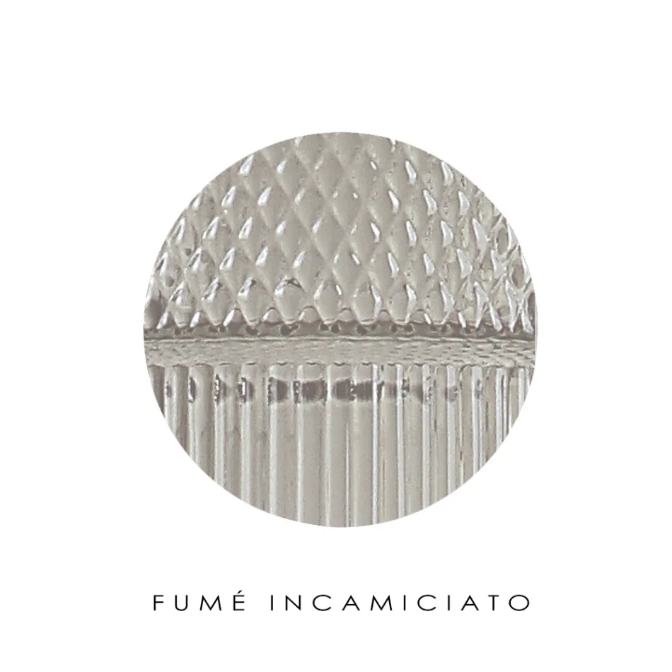 Llambë dyshemeje artizanale me xham venecian 30 cm - Satomi Viadurini