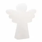 Llambë për dysheme të bardhë E27, Dizajn Modern Angel - Led ose Solar - Angelostar Viadurini