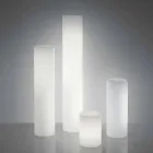 Llambë dyshemeje cilindrike Slide Fluo prodhuar në Itali Viadurini