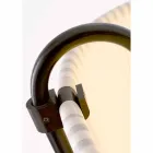 Llambë dyshemeje në bronz dhe pëlhurë Hua Hika Viadurini