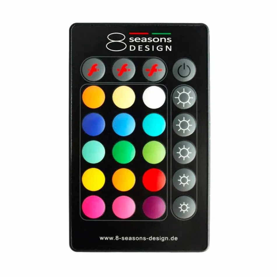 Llambë me dysheme me ngjyra, Led, diellore ose E27 Design Outdoor and Indoor - Fungostar Viadurini