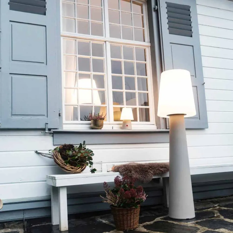 Llambë me dysheme me ngjyra, Led, diellore ose E27 Design Outdoor and Indoor - Fungostar Viadurini