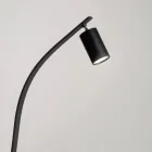 Llambë dyshemeje me ndriçues të rregullueshëm dhe dritë të dytë në anën e pasme - Kamfor Viadurini