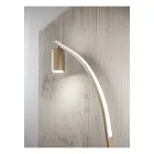 Llambë dyshemeje me ndriçues të rregullueshëm dhe dritë të dytë në anën e pasme - Kamfor Viadurini