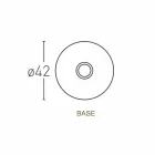 Llambë dyshemeje me abazhur në polietilen të bardhë prodhuar në Itali - Asturia Viadurini