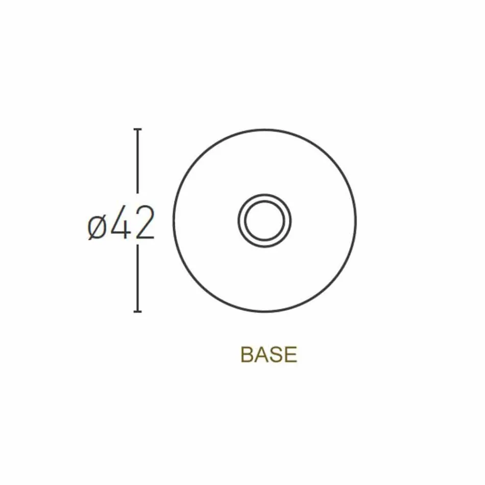 Llambë dyshemeje me abazhur në polietilen të bardhë prodhuar në Itali - Asturia Viadurini