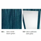 Llambë dyshemeje alumini në natyrë e bërë në Itali, Kristel Viadurini