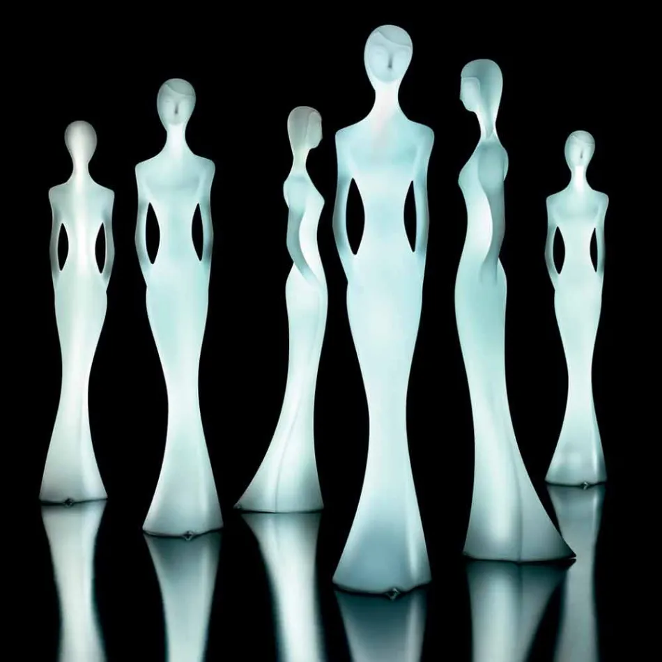 Llambë Kati Kopshti me Projektimin e Statujës së Dritës së Lirë RGBW - Penelope nga Myyour Viadurini