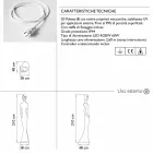 Llambë Kati Kopshti me Projektimin e Statujës së Dritës së Lirë RGBW - Penelope nga Myyour Viadurini