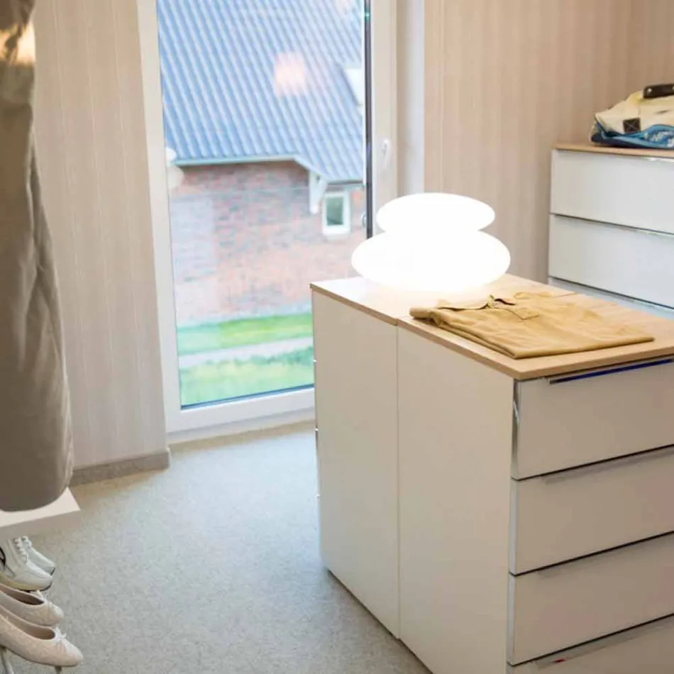 Llambë dyshemeje për ambiente të jashtme ose të jashtme të modelit modern natyral - Sassostar Viadurini