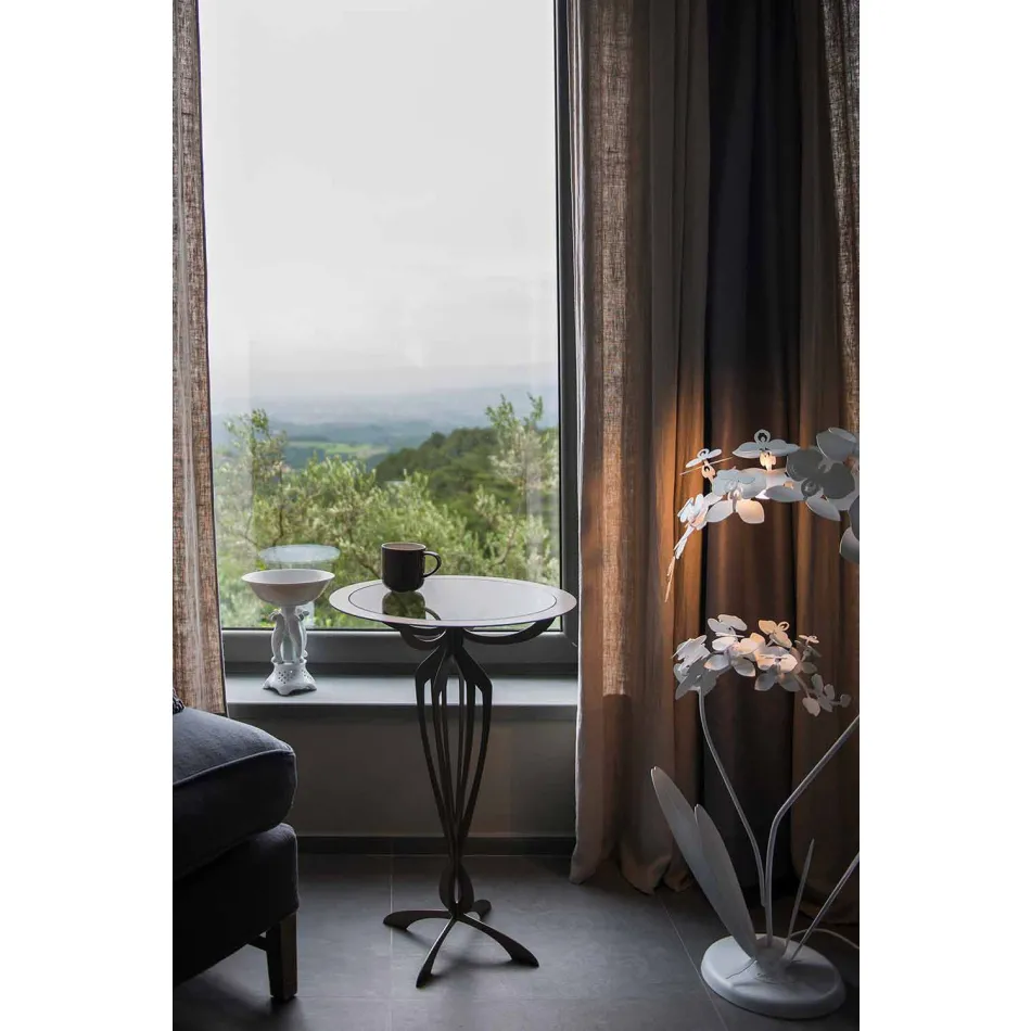 Llamba me dysheme hekuri me dizajn modern të prodhuar në Itali - Amorpha Viadurini