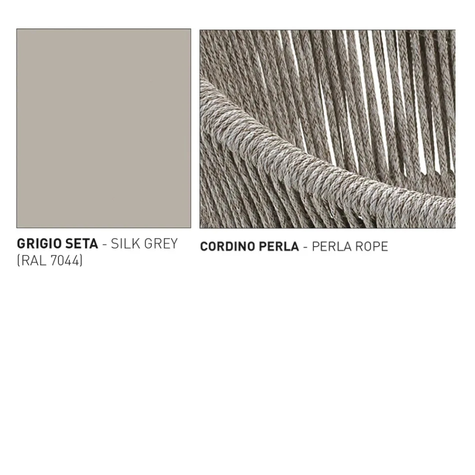 Llamba dyshemeje nga alumini dhe fibra e prodhuar në Itali - Tibidabo nga Varaschin Viadurini