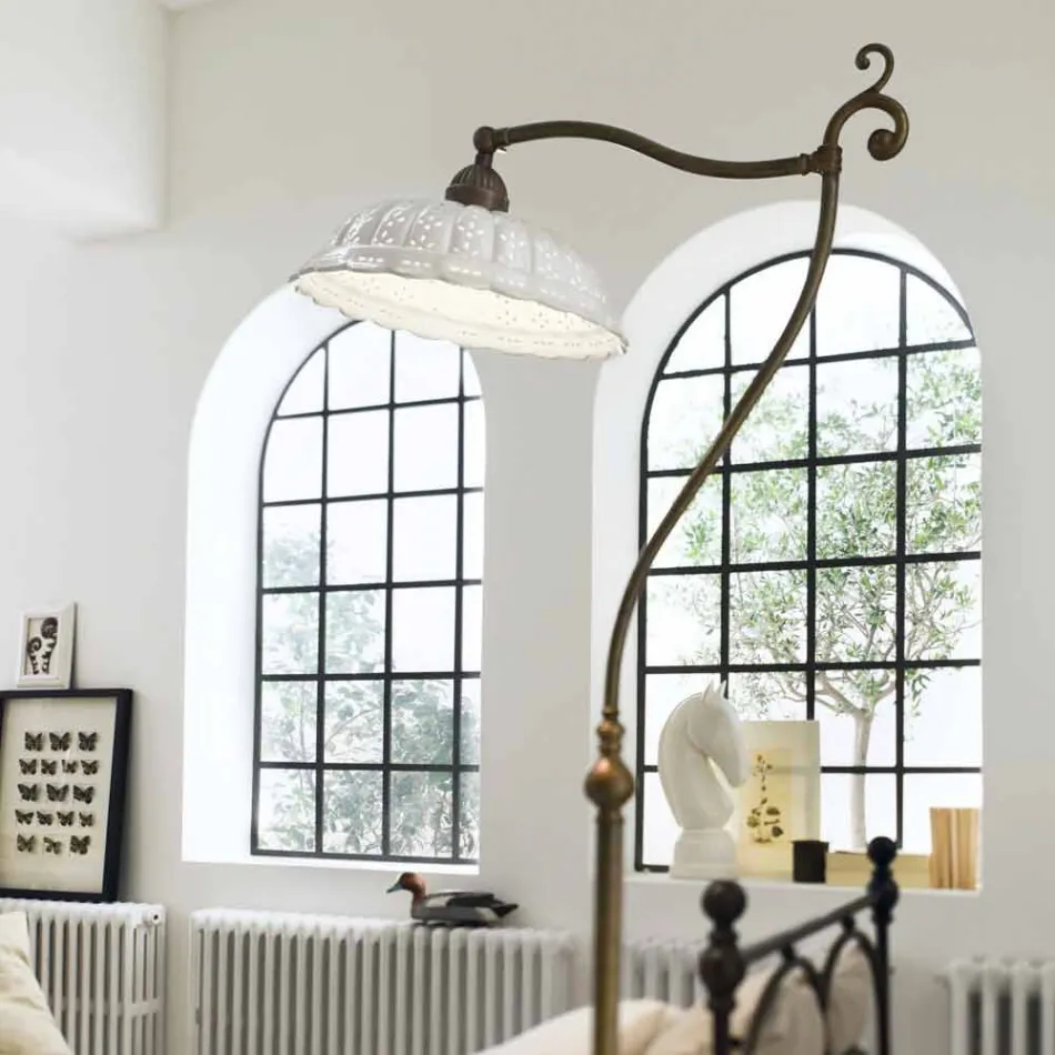 Llamba dysheme me qeramikë të reja arti Anita Il Fanale Viadurini