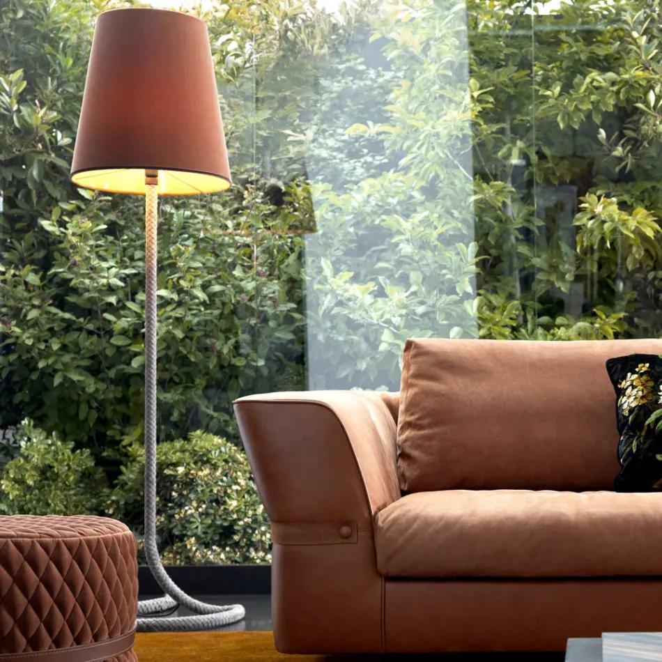 Grilli Snake design llambë dhe llambë dyshemeje pëlhure bërë 100% në Itali Viadurini