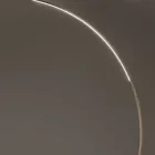 Llambë dyshemeje në metal të lyer me dritë LED që zvogëlohet - Eukalipt Viadurini