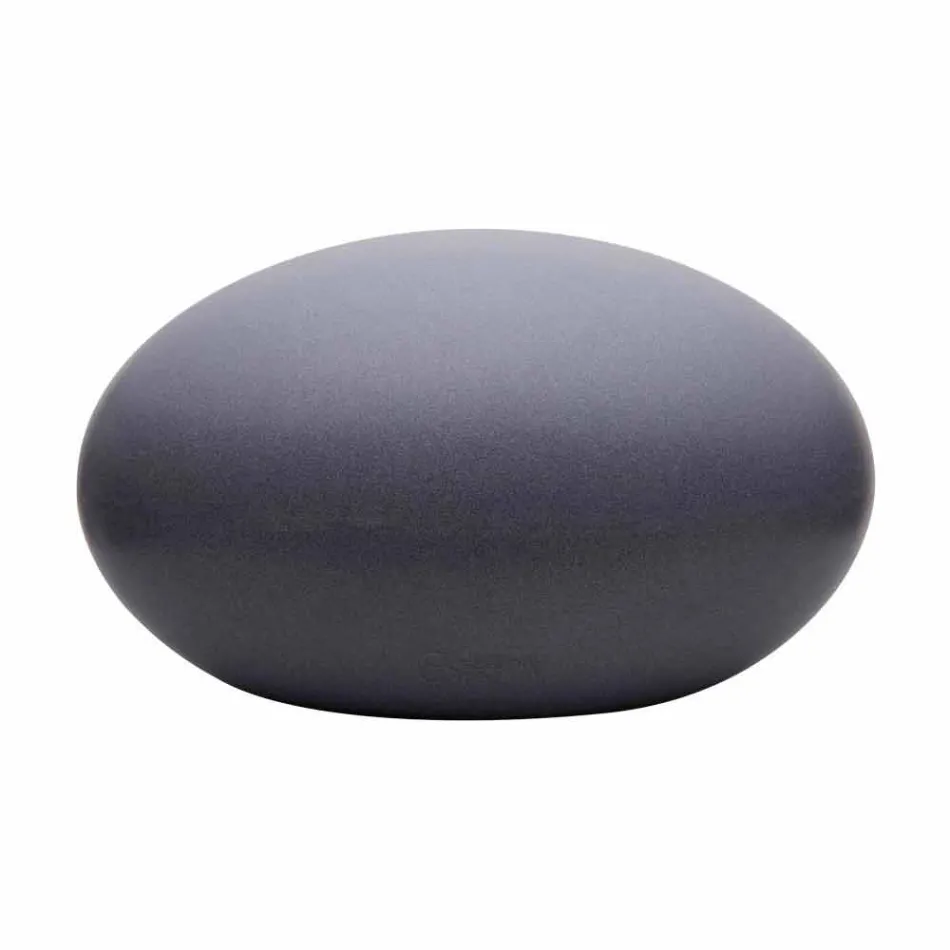 Llambë dyshemeje Led, Solar ose E27 me Dizajn Modern Oval me Ngjyrë - Uovostar Viadurini