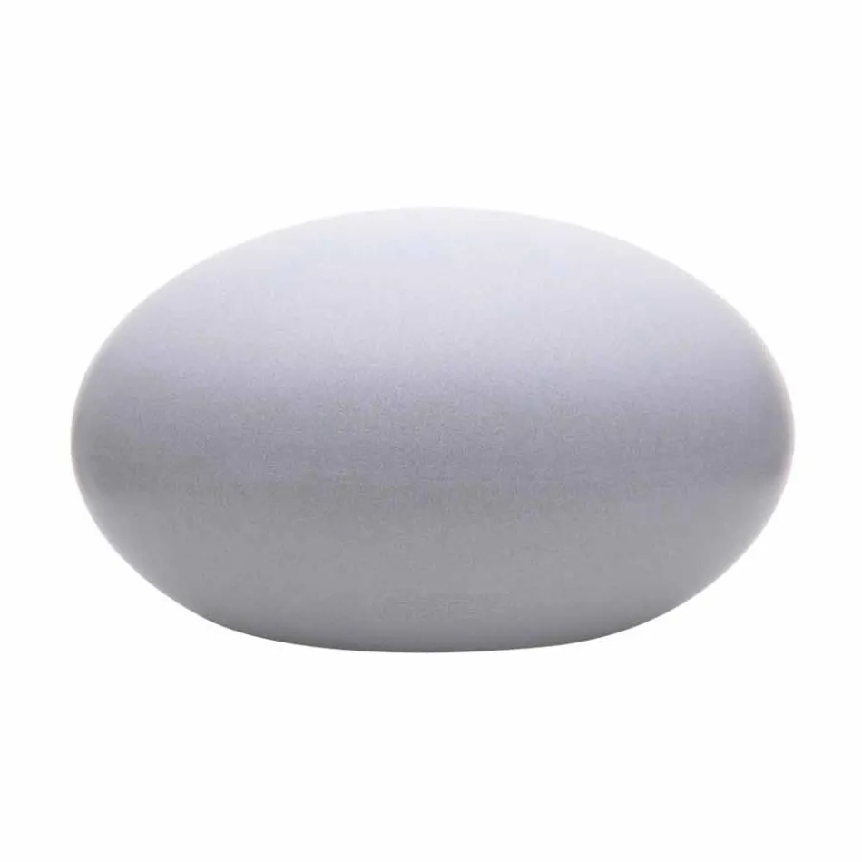 Llambë dyshemeje Led, Solar ose E27 me Dizajn Modern Oval me Ngjyrë - Uovostar Viadurini