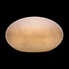 Llambë dyshemeje Led, Solar ose E27 me Dizajn Modern Oval me Ngjyrë - Uovostar Viadurini