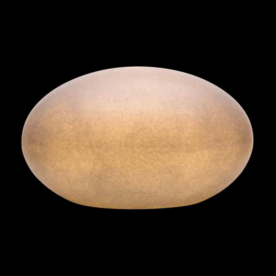 Llambë dyshemeje Led, Solar ose E27 me Dizajn Modern Oval me Ngjyrë - Uovostar Viadurini