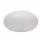 Llambë dyshemeje Led, Solar ose E27 me Dizajn Modern Oval me Ngjyrë - Uovostar Viadurini