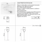 Llambë dyshemeje në natyrë për dizajnin e luleve plastike - Dashuria e foshnjës nga Myyour Viadurini