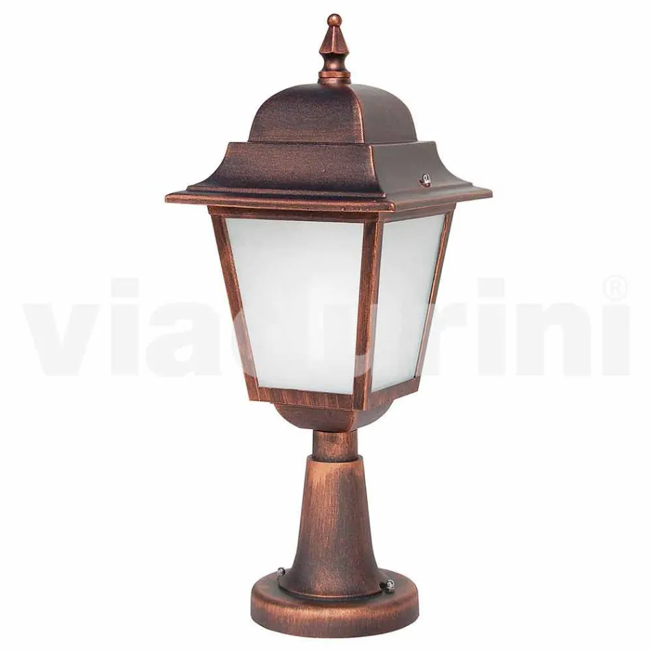 Llambë dyshemeje alumini në natyrë e bërë në Itali, Aquilina Viadurini