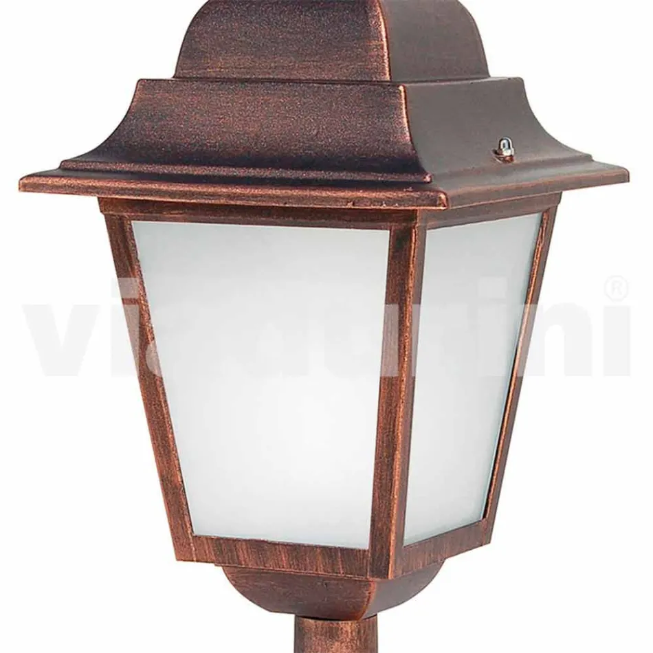 Llambë dyshemeje alumini në natyrë e bërë në Itali, Aquilina Viadurini