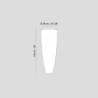 Llambë dyshemeje Ldpe në natyrë për të hartuar Led Big Howitzer Viadurini