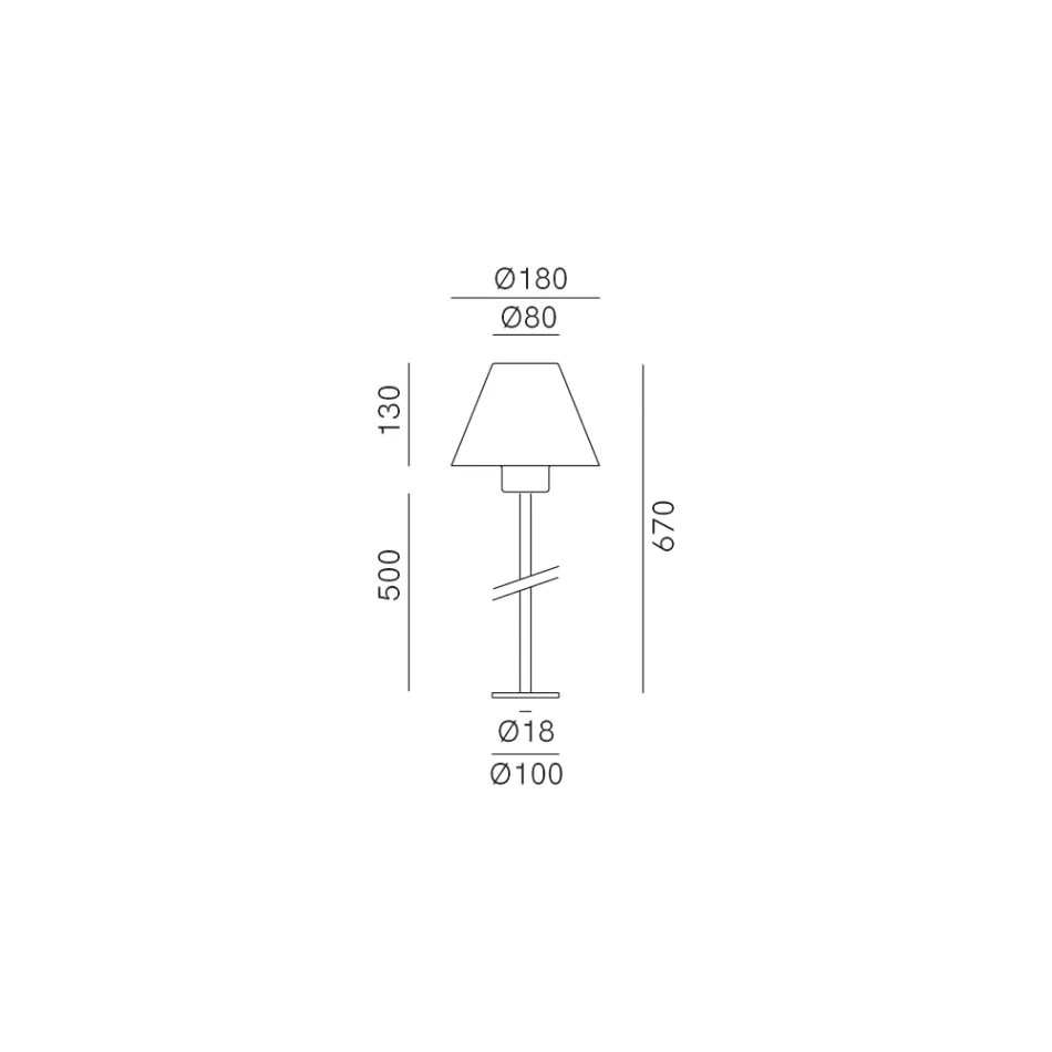 Llambë dyshemeje në natyrë në tunxh dhe bakër Prodhuar në Itali - Shpatë Viadurini